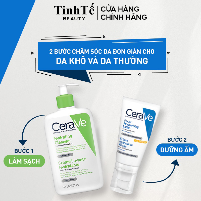 Sữa dưỡng ẩm chuyên biệt ban ngày CeraVe AM Facial Moisturising Lotion 52ML