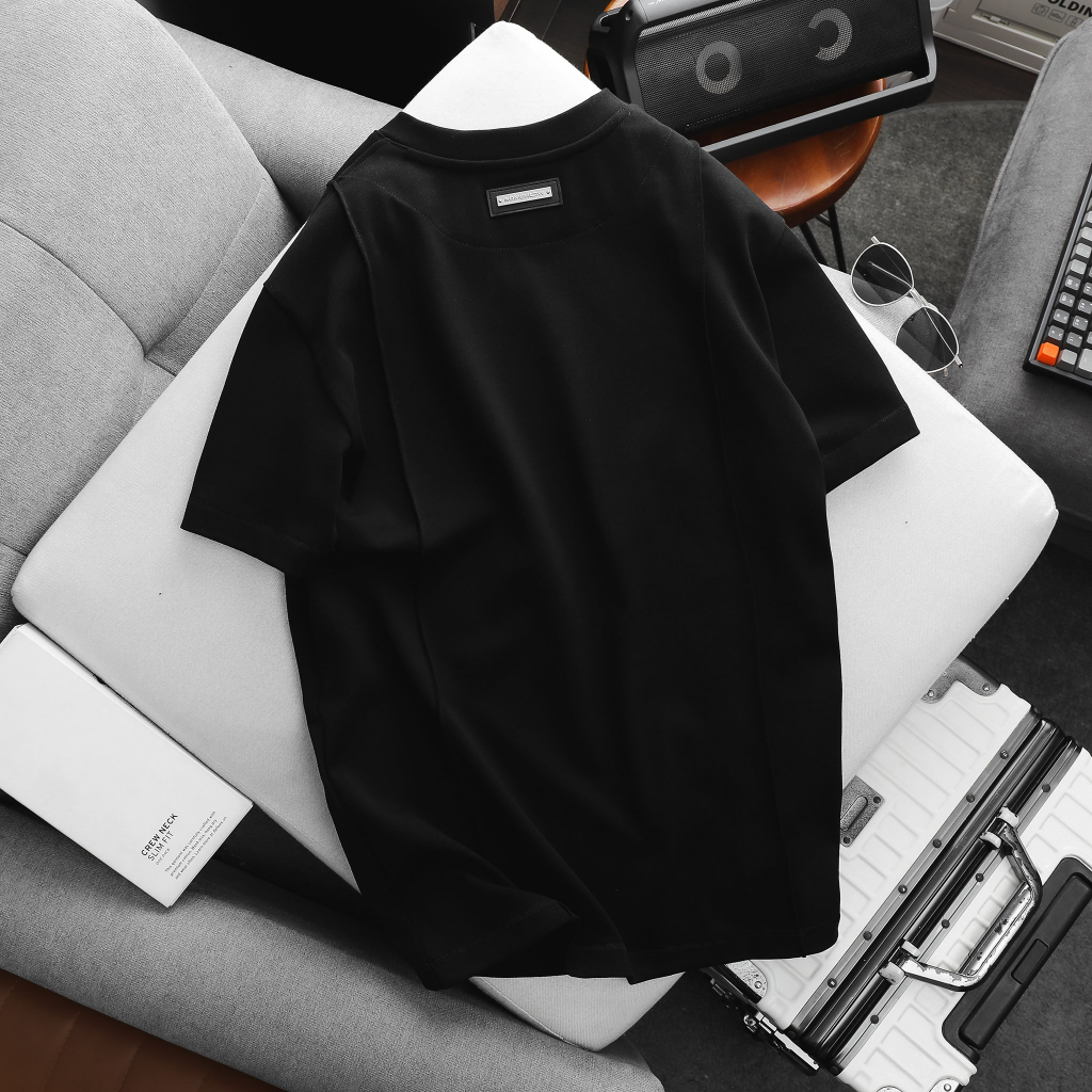 Set Nam Premium Black T-shirt Pant Options, Chất Vải Cotton Thoải Mái, SB0016, SOMEHOW