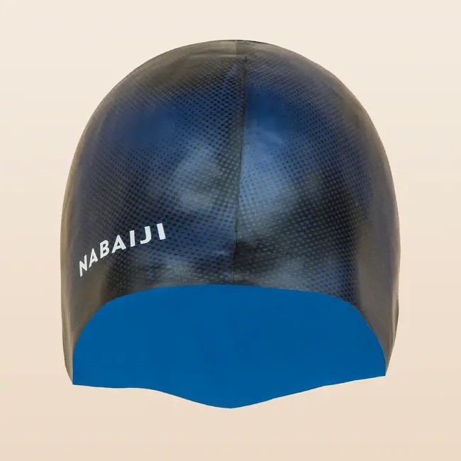 Mũ bơi Silicon 500 hiệu Nabaiji - Xanh đen Mirilik