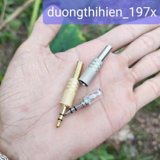 Jack 3,5mm đực mạ vàng chất lượng tốt, giắc AUX đực