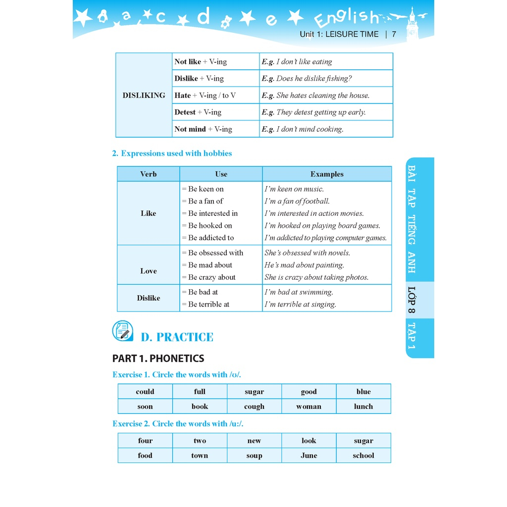 Sách Lớp 8 - GLOBAL SUCCESS - Bài tập tiếng anh lớp 8 Tập 1 - Bùi Văn Vinh-minhthangbooks