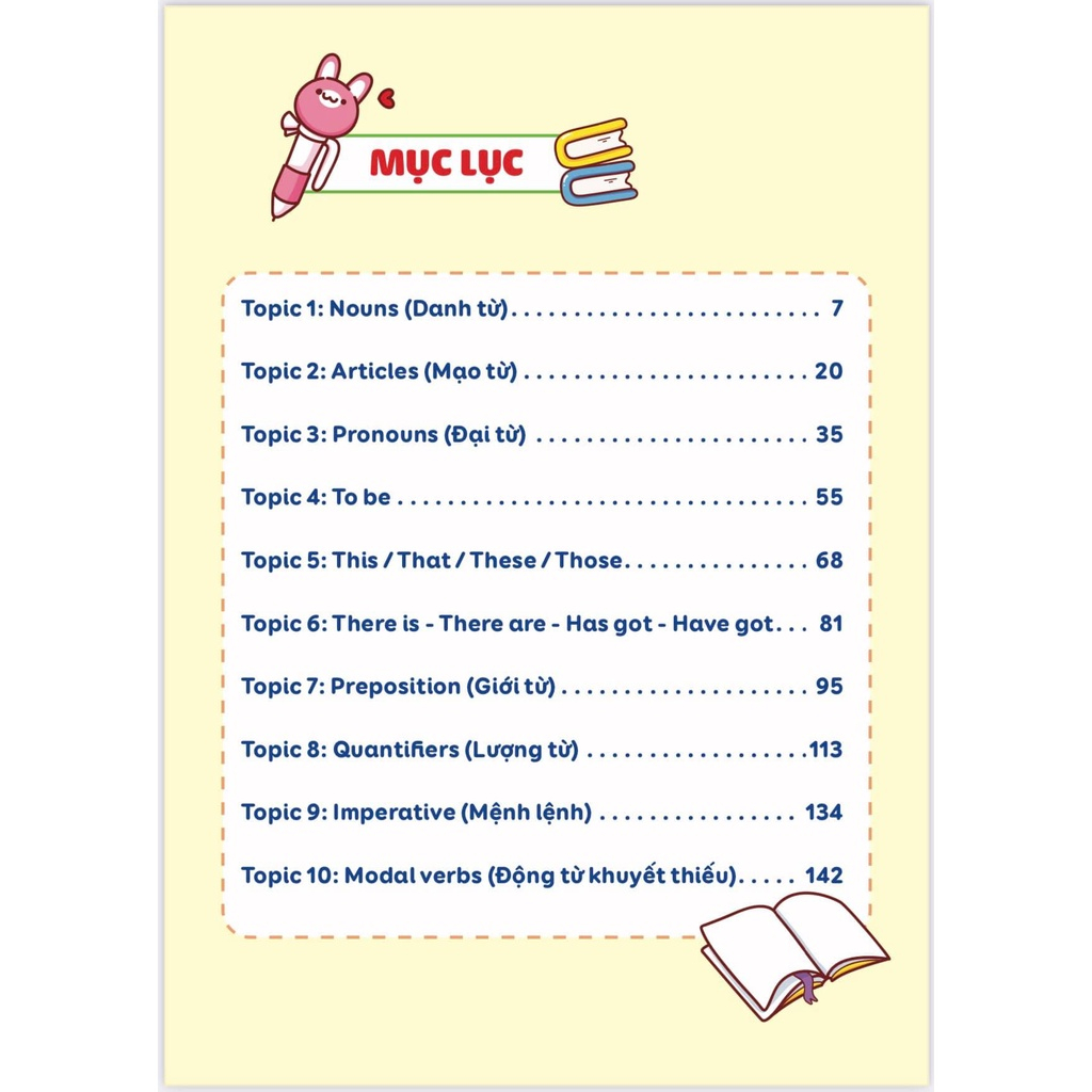 Sách Tiểu Học - English Grammar For Kids - Ngữ pháp tiếng anh tiểu học tập 1  Bùi Văn Vinh-minhthangbooks