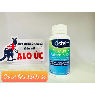 Canxi cho bà bầu, Calcium & Vitamin D3 Ostelin