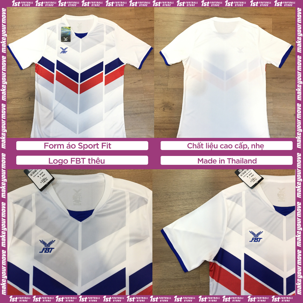 Áo bóng đá mã 12261 - Thương hiệu FBT Thái Lan