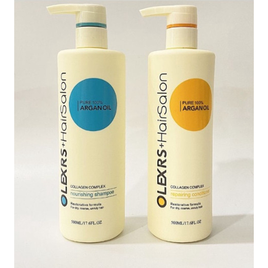 Combo CẶP GỘI XẢ Olexrs Collagen 500ml + Ủ Tóc Olexrs Collagen 500ml Chính Hãng