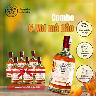 Combo 6 chai mơ mộc châu
