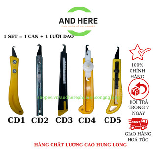 Dao cắt chỉ sợi cán nhựa cán sắt các loại - Hàng chính hãng Hưng Long