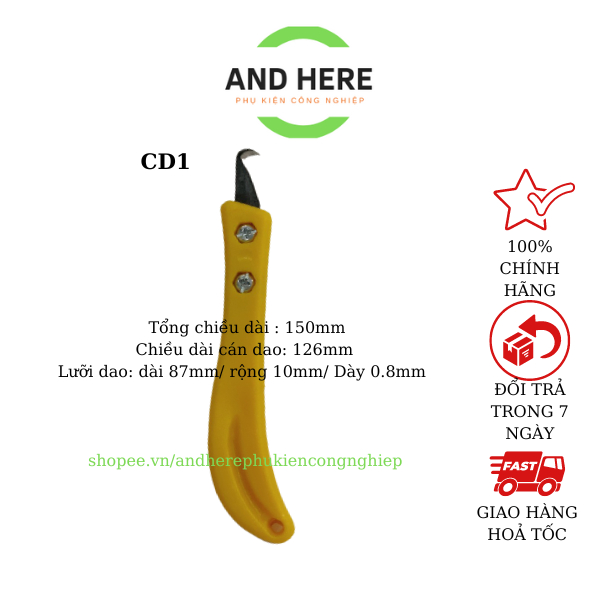 Dao cắt chỉ sợi cán nhựa cán sắt các loại - Hàng chính hãng Hưng Long