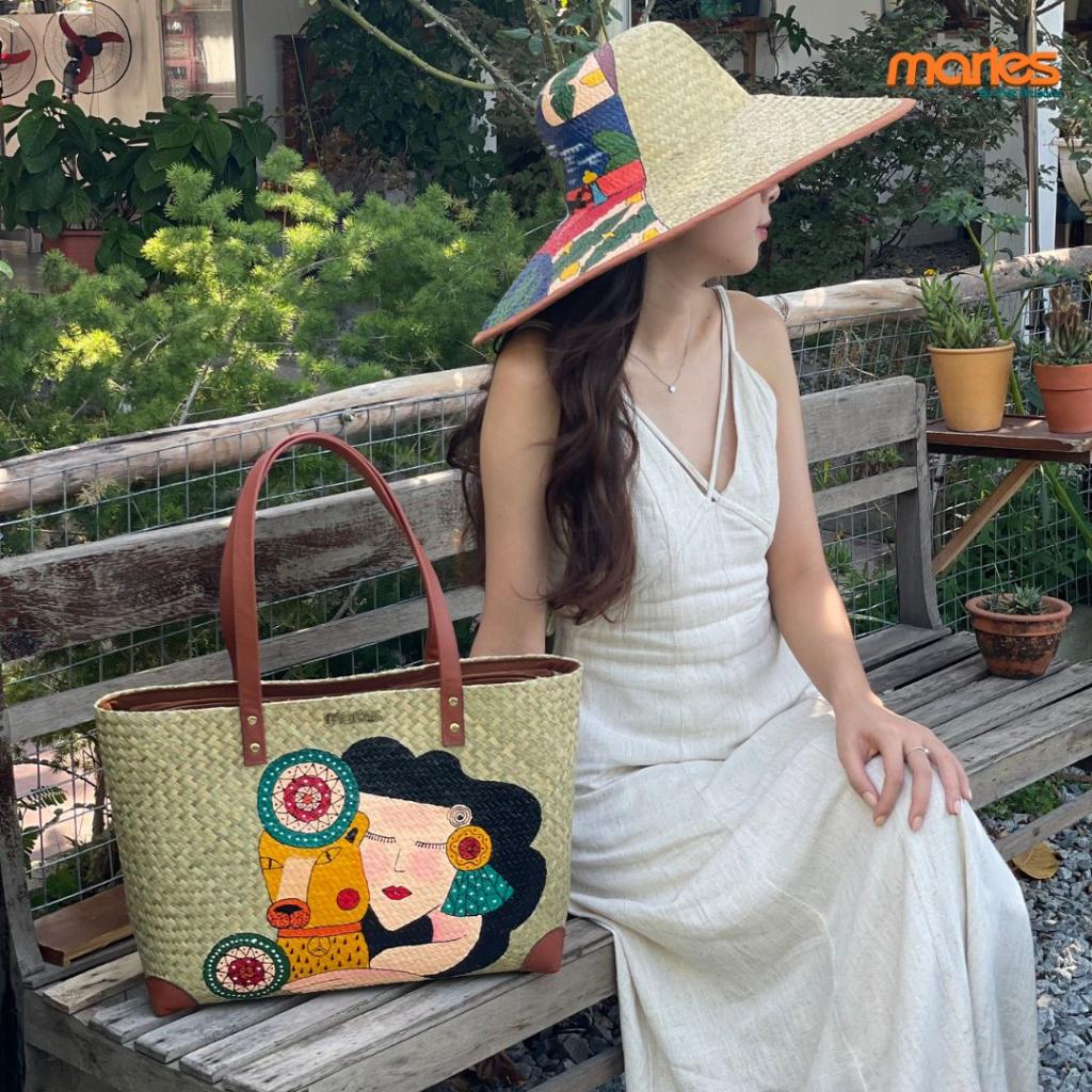 Túi cỏ bàng Maries dáng tote Celinee