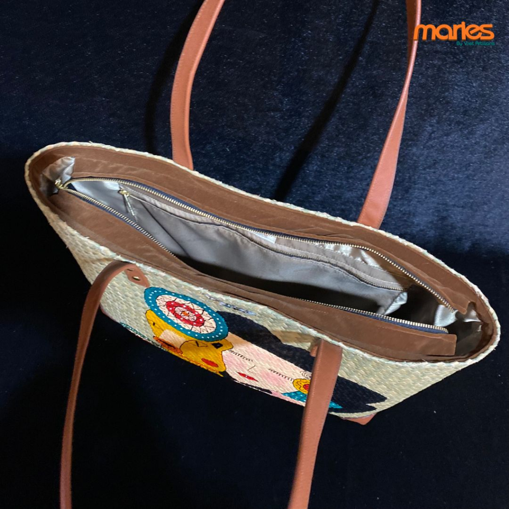Túi cỏ bàng Maries dáng tote Celinee