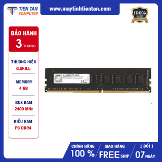 Ram gskill ddr4 4gb - bus 2400 f4-2400c17s-4gnt