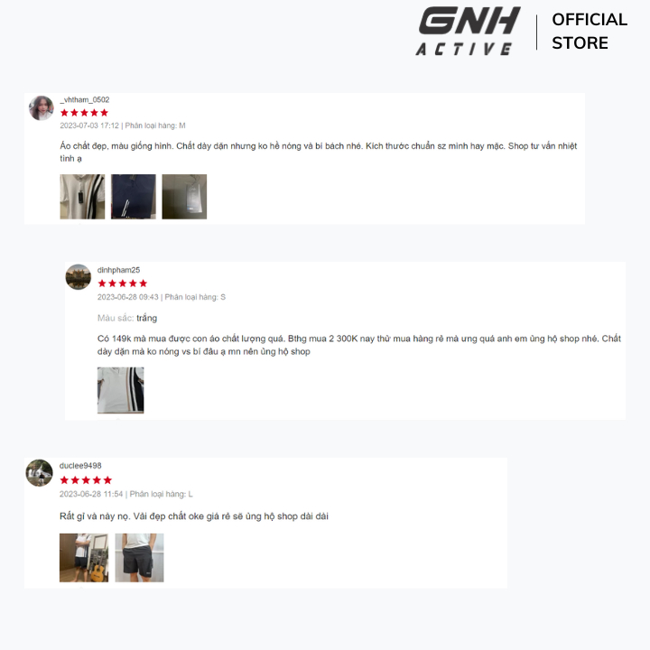 Áo Polo Nam GNH Active Áo Polo Phối Màu Basic Chất Vải Coolmax Kiểu Dáng Thanh Lịch APL23-022