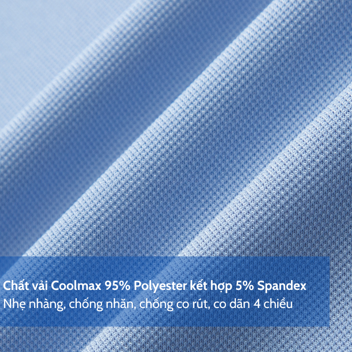 Áo Polo Nam GNH Active Áo Polo Phối Màu Basic Chất Vải Coolmax Kiểu Dáng Thanh Lịch APL23-022