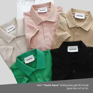 Áo Polo Nam SIMPLE, Áo Thun Có Cổ Form Regular với 5 màu, dễ dàng phối cùng quần tây khi đi làm, phối cùng short và jean