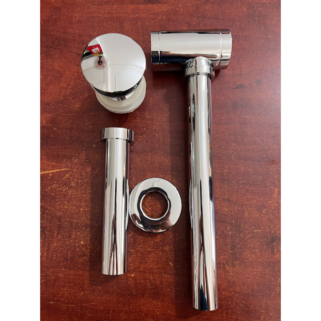 Xả lavabo, bộ xả bồn rửa mặt co búa cao cấp inox dày sáng bóng thoát nhanh chống hôi tốt