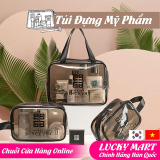 [ ĐANG LIVE CÓ GIẢM GIÁ ] Túi Đựng Mỹ Phẩm Du Lịch Chống Thấm Nước GINCEVHY- Đủ 3 Size Lựa Chọn Theo Nhu Cầu