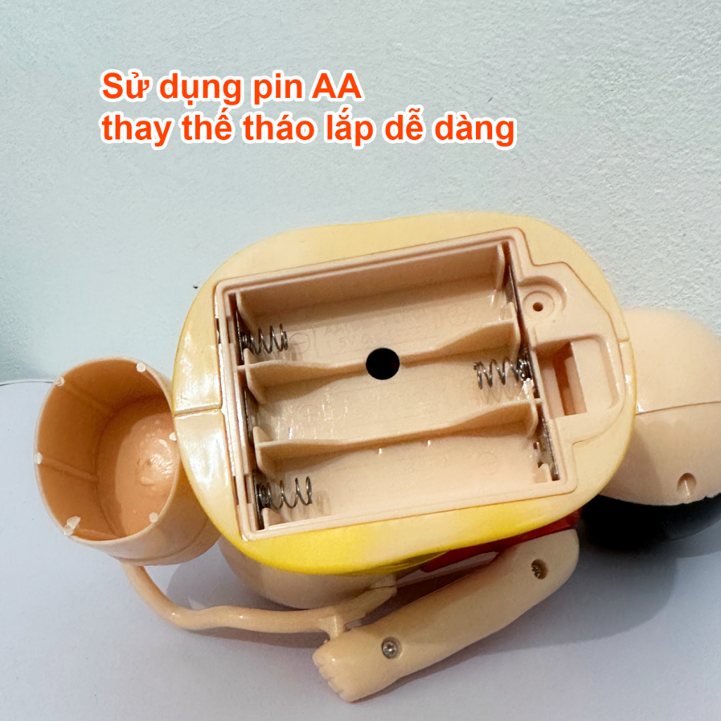 Đồ chơi Shin-Chan cậu bé bút chì thổi bong bóng tự động