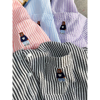 Áo Sơ Mi Nữ Form Lửng Sọc