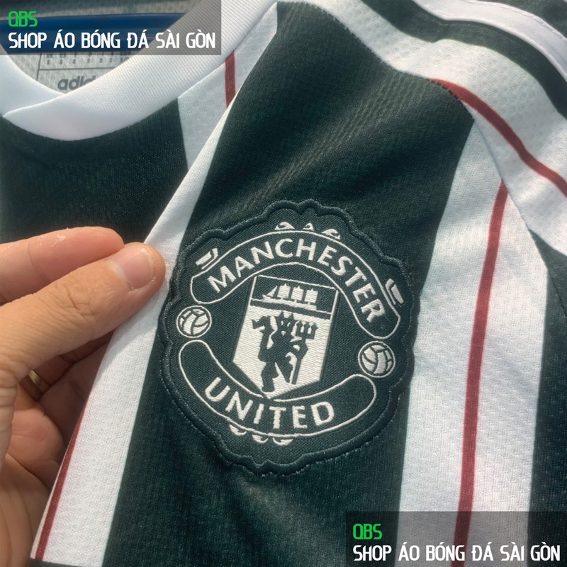 ManU xanh rêu sân khách mùa giải 23/24-Bộ áo bóng đá bản Fan vải Thái cao cấp