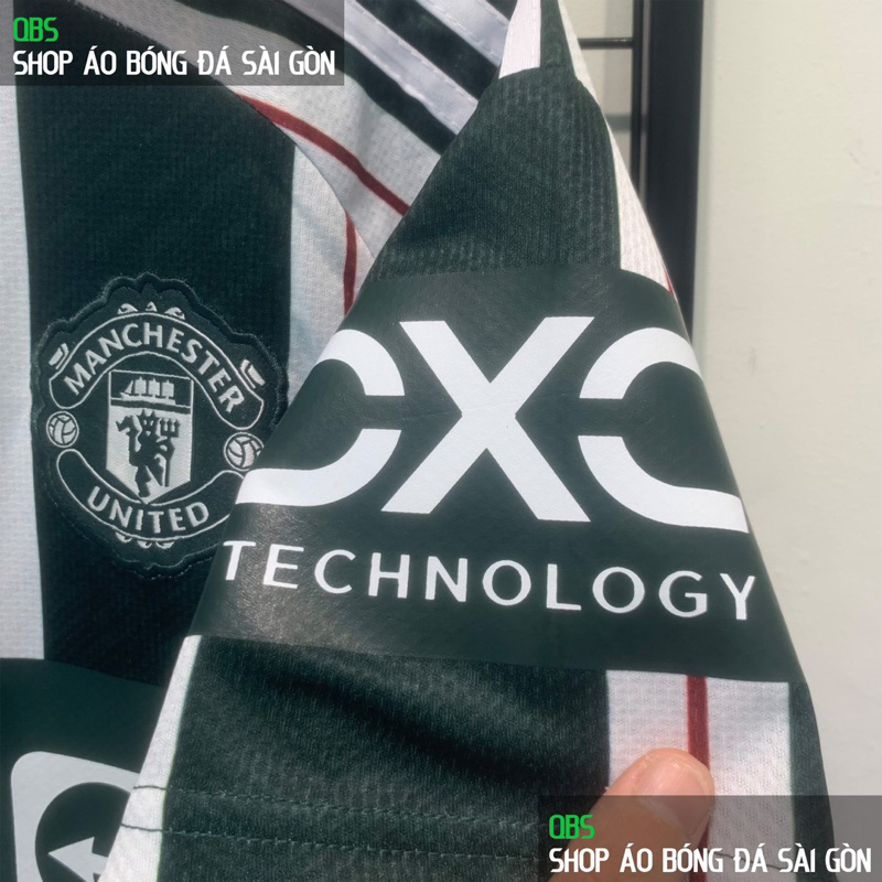 ManU xanh rêu sân khách mùa giải 23/24-Bộ áo bóng đá bản Fan vải Thái cao cấp