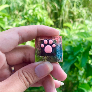 Nút Bàn Phí Cơ Chân Mèo trang trí bàn phím cơ  bằng nhựa Resin Lionvn