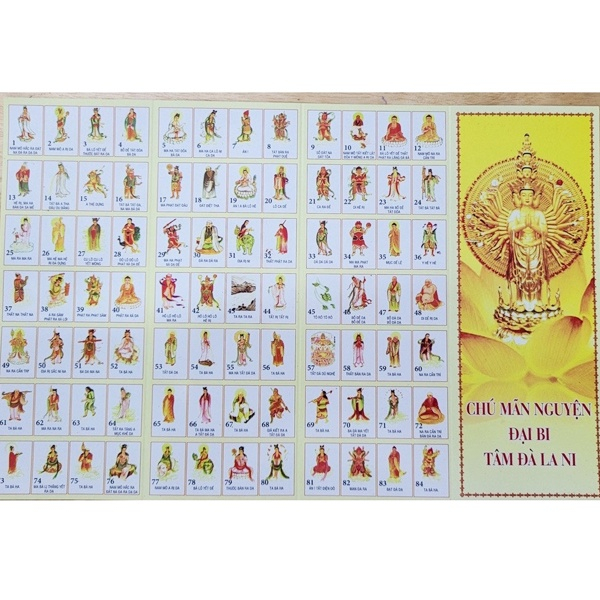 Sách - Tờ Chú Đại Bi