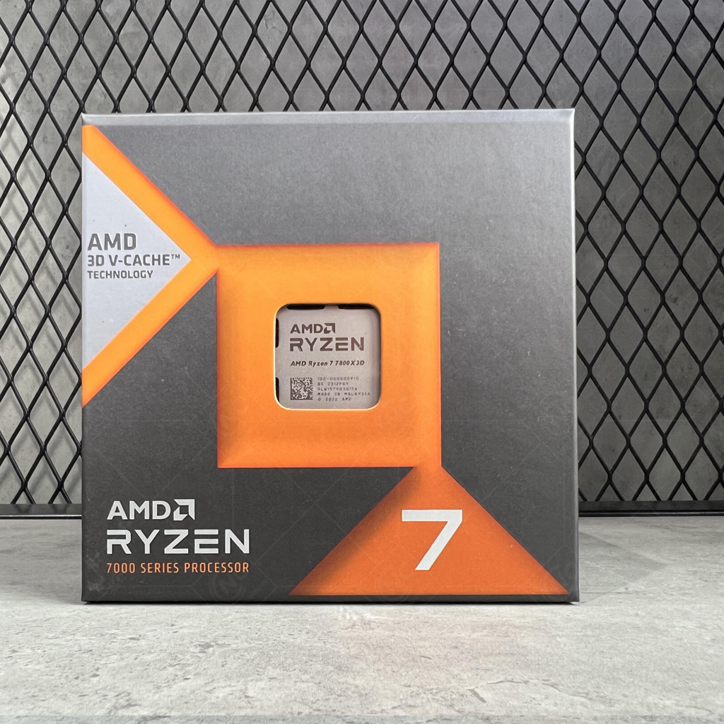 Bộ vi xử lý AMD Ryzen 7 7800X3D / 4.2GHz Boost 5.0GHz / 8 nhân 16 luồng / 104MB / AM5