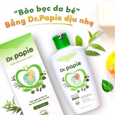 Nước tắm gội thảo dược Dr.Papie 230ml