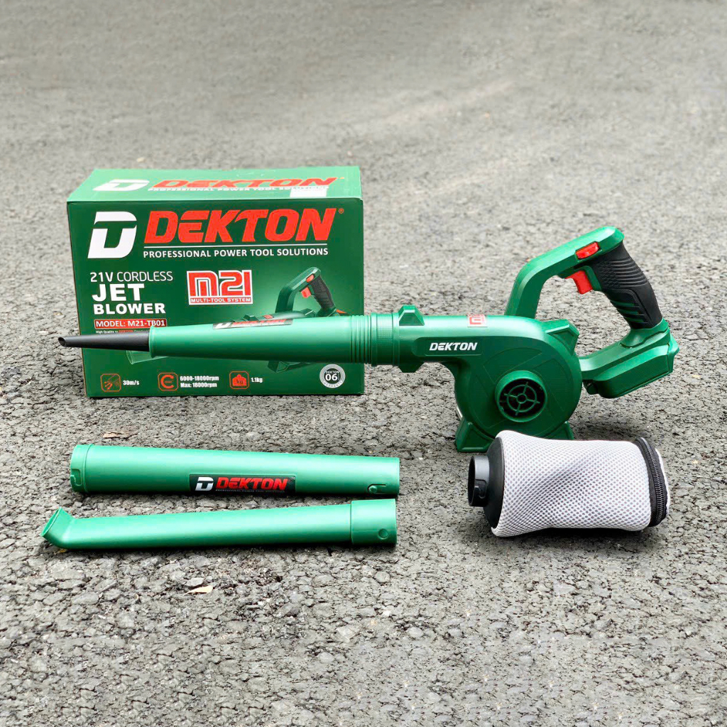 MÁY HÚT THỔI BỤI PIN SỬ DỤNG CHÂN PIN PHỔ THÔNG DEKTON M21-TB01