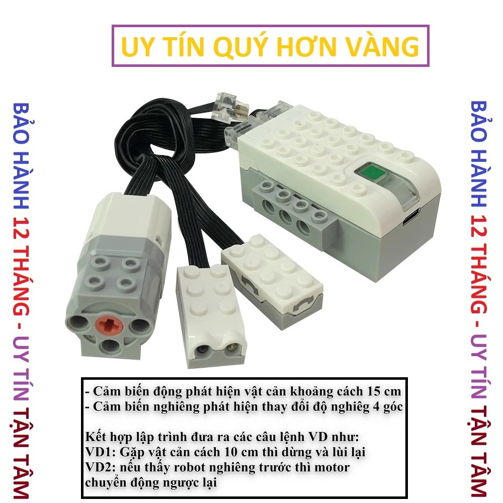 Lêgo Wedo 2.0 Bộ Chuẩn 280 Chi Tiết 01 Não 01 motor 2 Cảm Biến Lêgo Education Bảo Hành 1:1 6 tháng