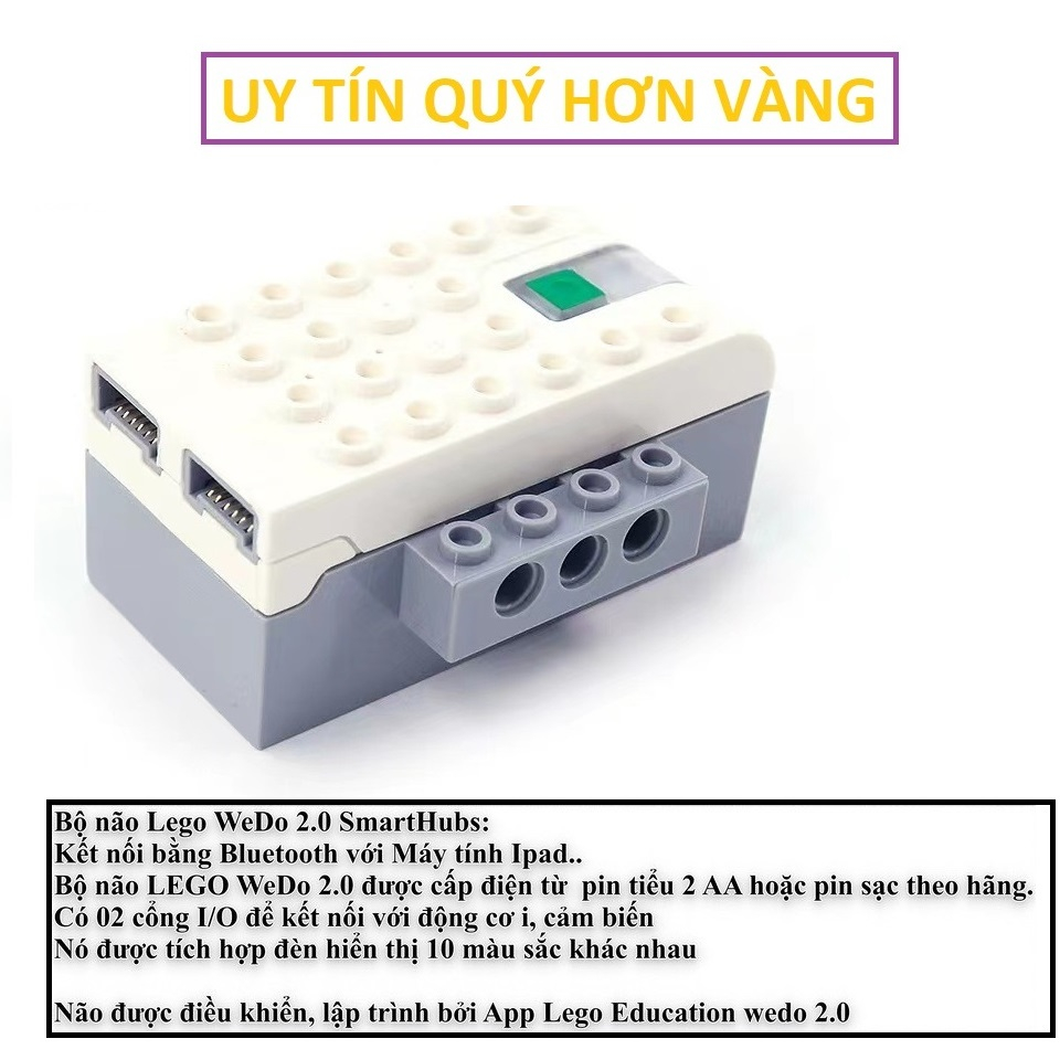 Lêgo Wedo 2.0 Bộ Chuẩn 280 Chi Tiết 01 Não 01 motor 2 Cảm Biến Lêgo Education Bảo Hành 1:1 6 tháng