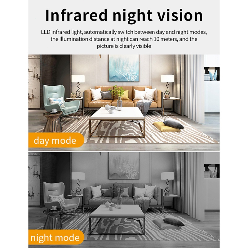 Camera 360 trong nhà trong nhà ngoài trời，camera wifi không dây ngoài trời