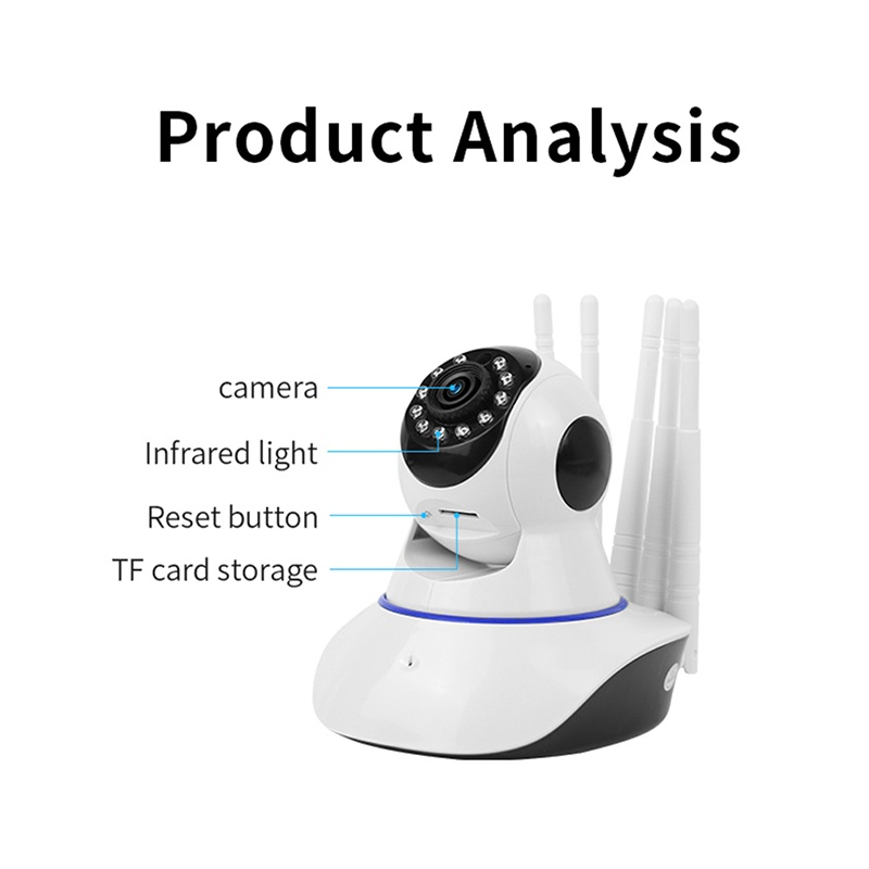 Camera 360 trong nhà trong nhà ngoài trời，camera wifi không dây ngoài trời