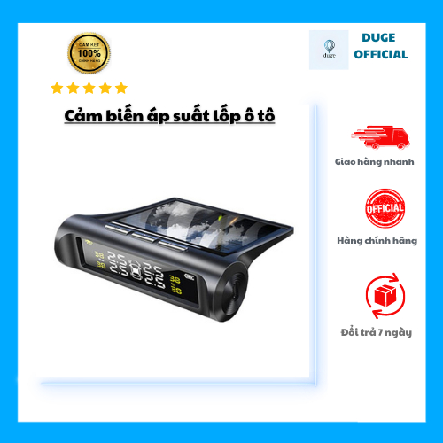 Cảm biến áp suất lốp ô tô xe hơi Duge gắn ngoài cao cấp