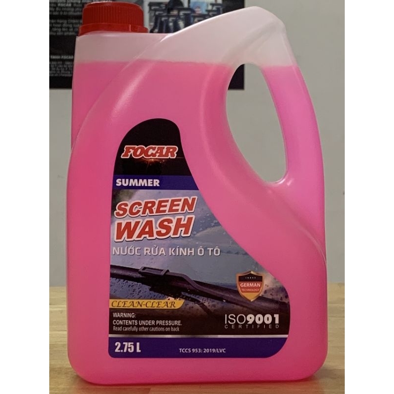 Nước rửa kính Ôtô Focar 2.75 lít Công Nghệ Đức
