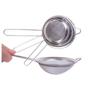 Vợt rây inox lọc hạt - Rây lọc trà - Rây lọc bột chất liệu Inox cao cấp