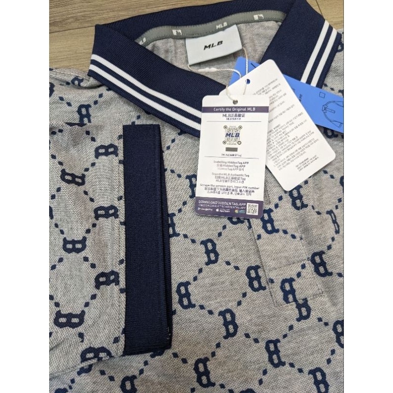 Áo polo nam nữ hoạ tiết chữ thêu eo em bi