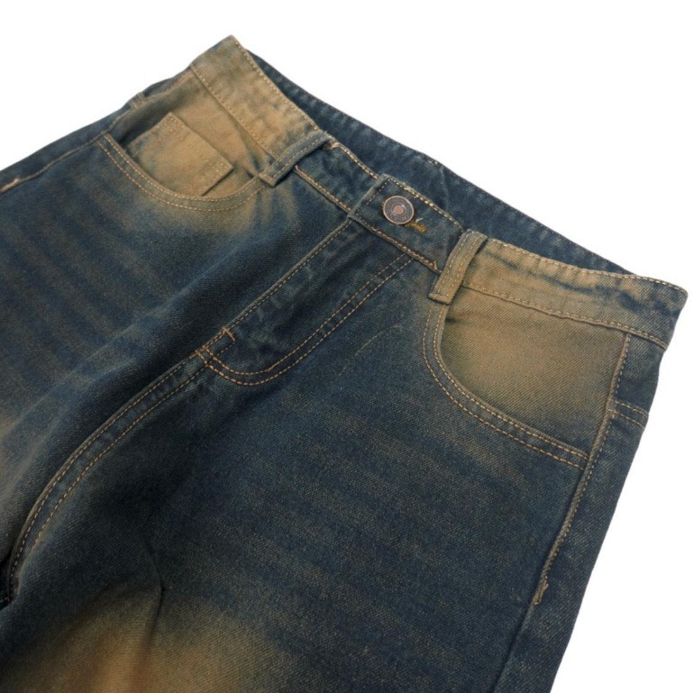 Quần Jean Ống Rộng Nam Nữ Unisex Bốn Màu Dành Cho Nam Nữ WASH JEAGO