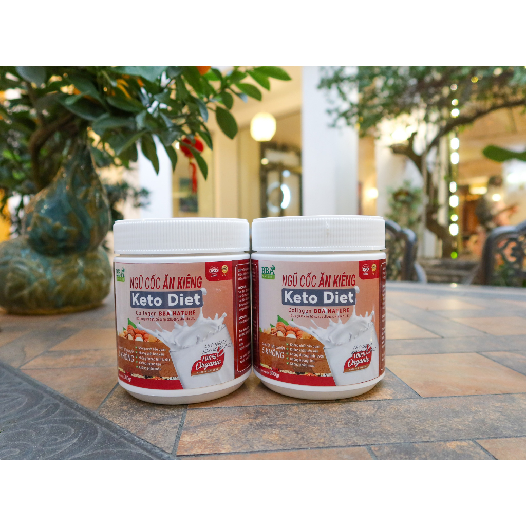 Ngũ cốc ăn kiêng Keto Diet BBA Nature bổ sung Colagen, Vitamin C,E