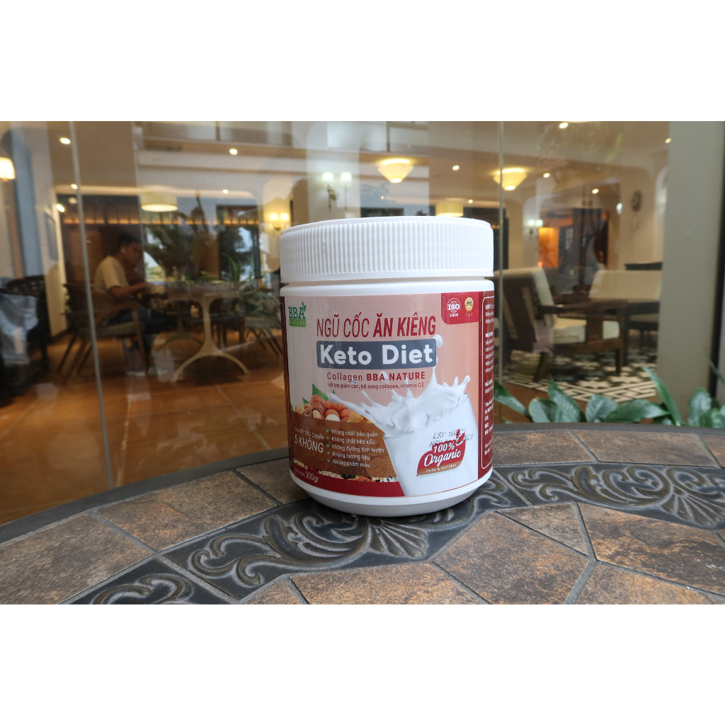 Ngũ cốc ăn kiêng Keto Diet BBA Nature bổ sung Colagen, Vitamin C,E