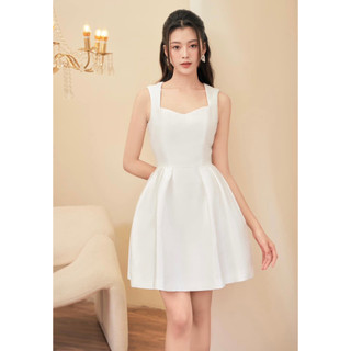 Đầm bigsize dáng xòe xếp li duyên dáng ( Thời trang Vicky G - Anitagreen ) HN0823