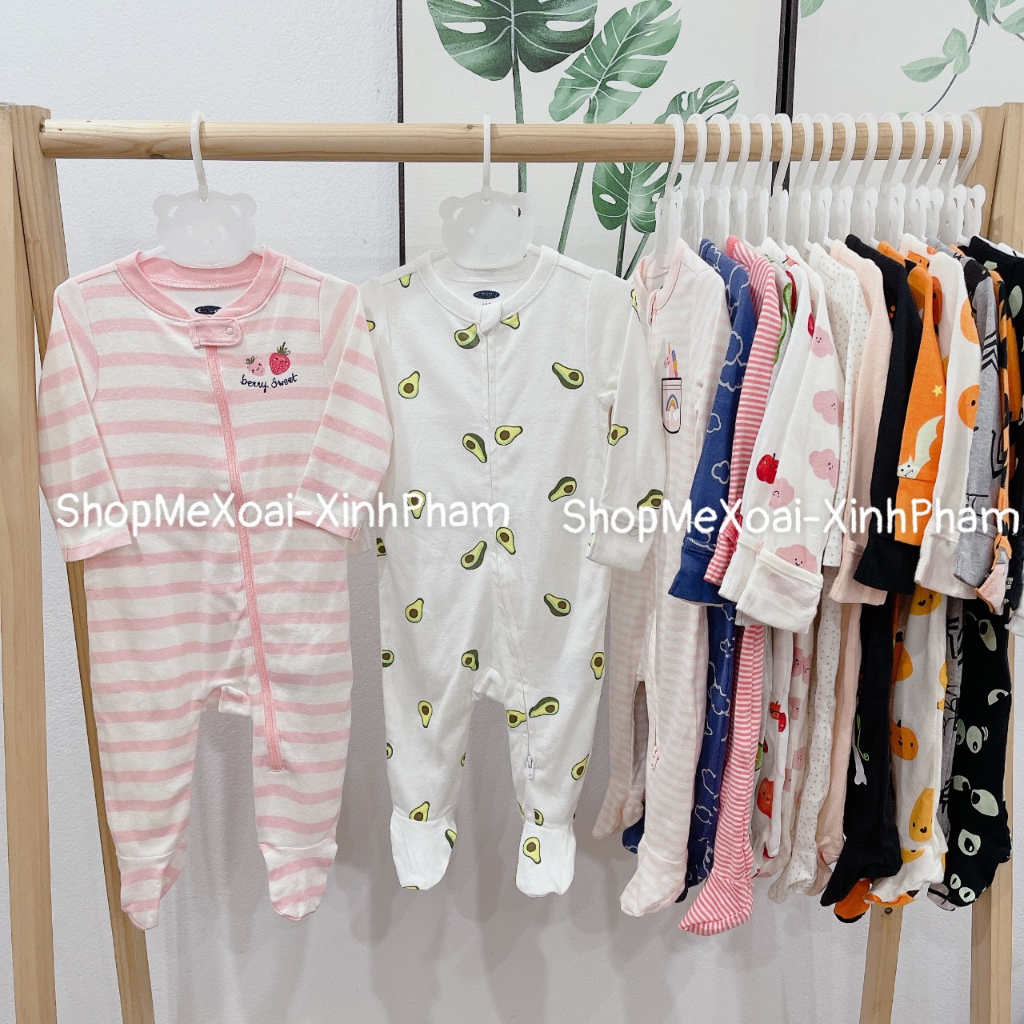 Body sleep cotton kéo khóa hiệu OLD..NAVY xuất dư siêu xịn hàng cao cấp