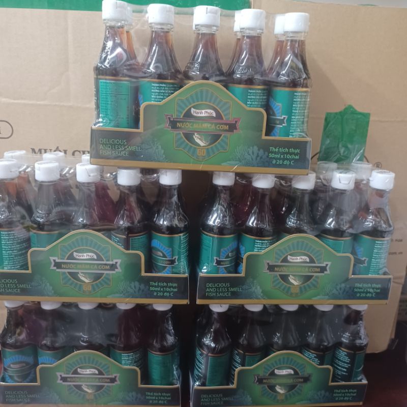 Nước mắm Hạnh phúc1chai50ml1loc10chai