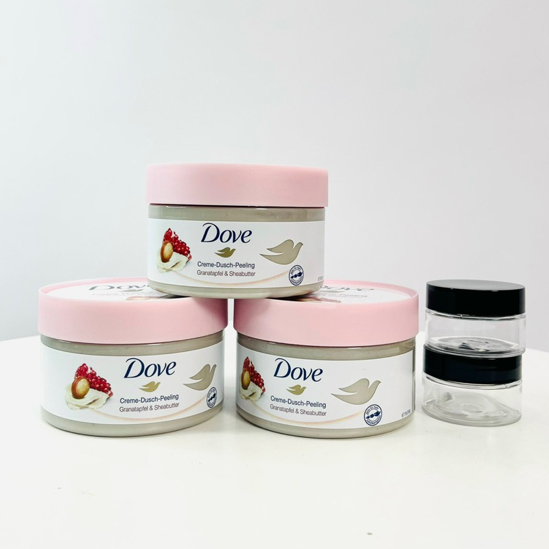 Tẩy da chết Dove Exfoliating body scrub Lựu/Macca 225ml