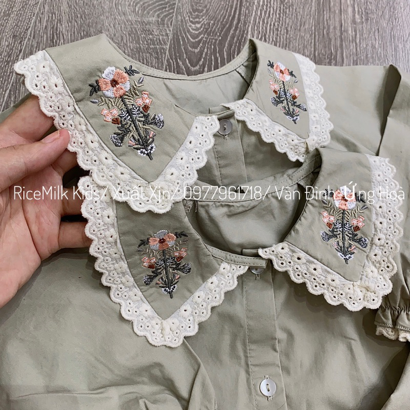 Áo sơ mi CASTRO thêu hoa xuất dư xịn