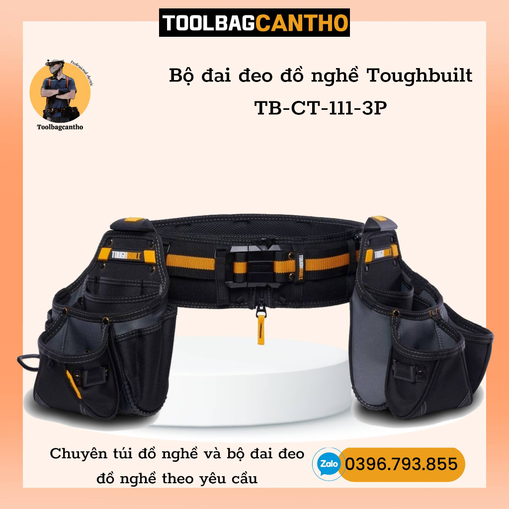 Bộ đai đeo đồ nghề Toughbuilt TB-CT-111-3P