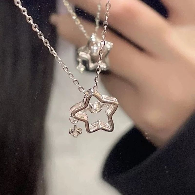 Dây Chuyền Ngôi Sao Màu Bạc - TS1760 - BCorner