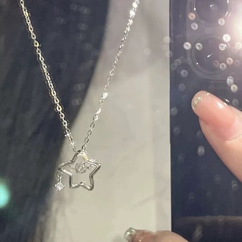 Dây Chuyền Ngôi Sao Màu Bạc - TS1760 - BCorner