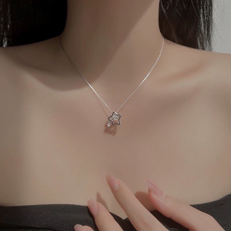 Dây Chuyền Ngôi Sao Màu Bạc - TS1760 - BCorner