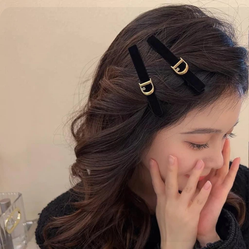 Kẹp tóc tiểu thư sét 6 kep đính tag gồm 3 mẫu siêu sang chảnh